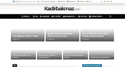 Desktop Screenshot of kadirbakmaz.com