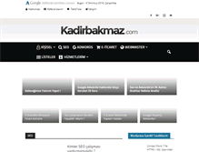 Tablet Screenshot of kadirbakmaz.com